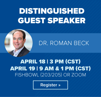 Distinguished Guest Speaker: Roman Beck