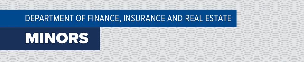 Department of Finance, Insruance and Real Estate Minors