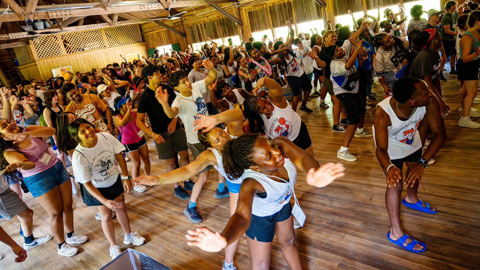 Dancing at Frosh Camp