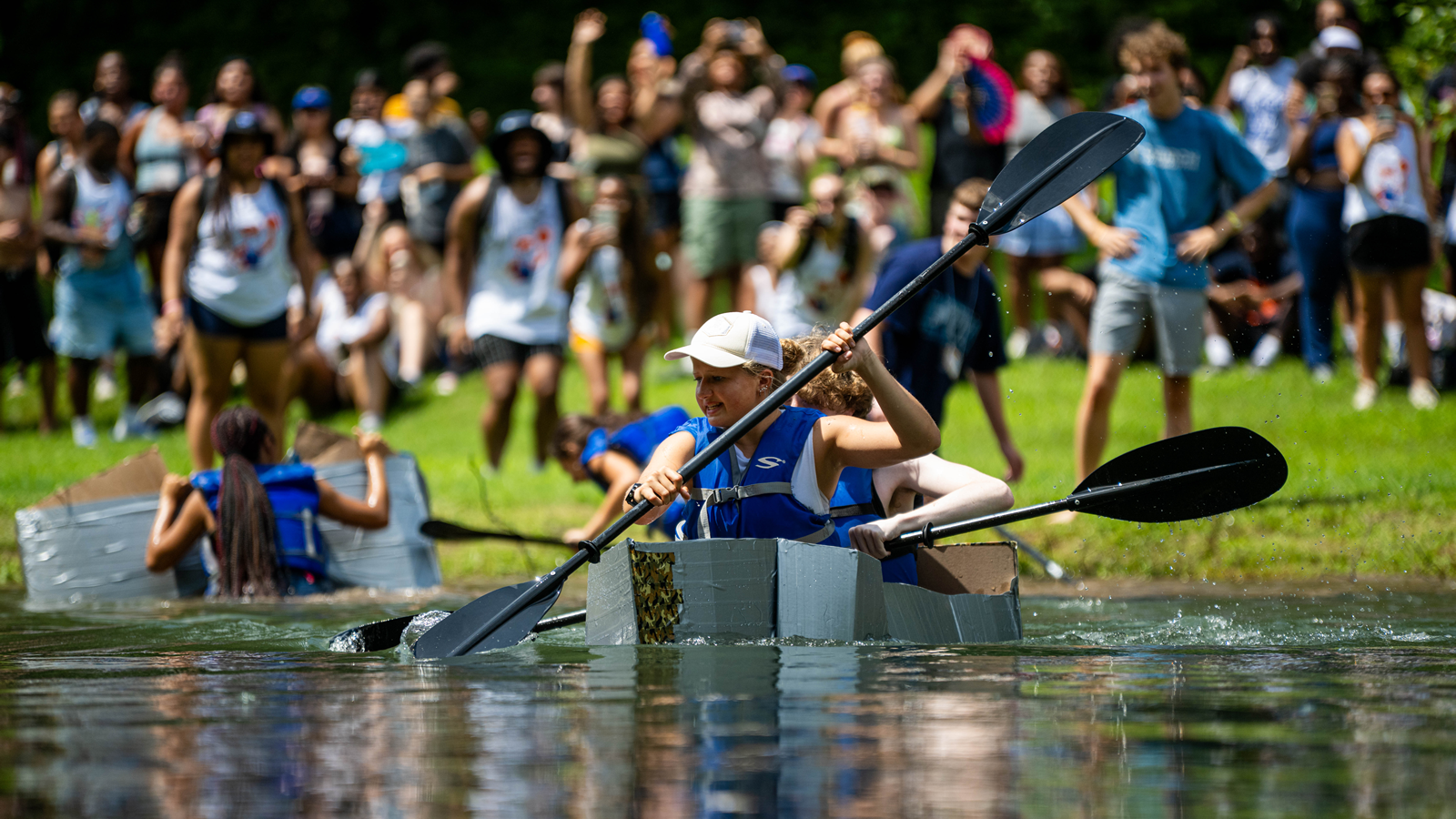 Canoeing at Frosh Camp