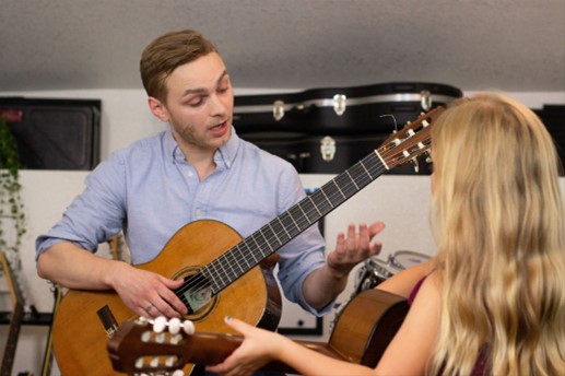 Andrew Manka Playing Guitar Andrew Manka