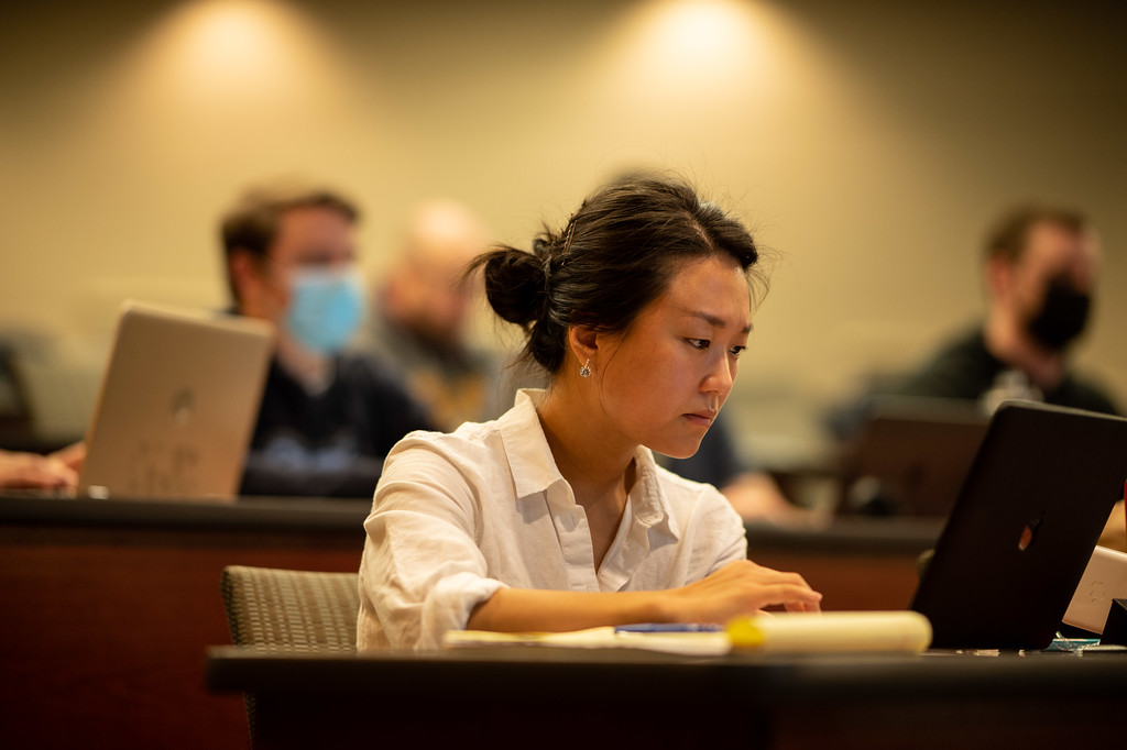woman on laptop