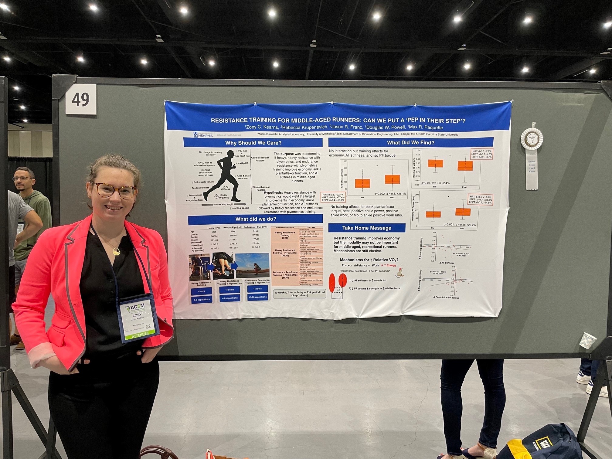 Alexis Nelson at ACSM