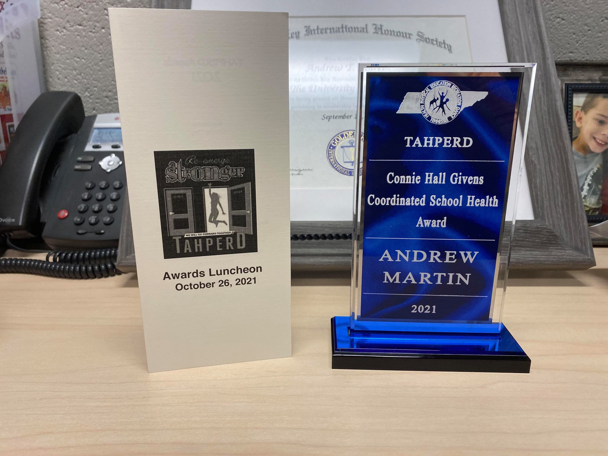 2021 TAHPERD Award - Andy Martin