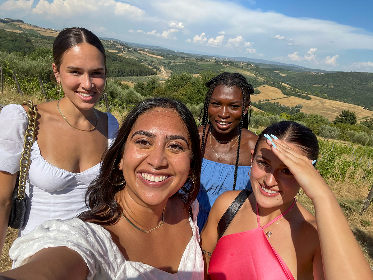 Dietetics students in Florence, Italy