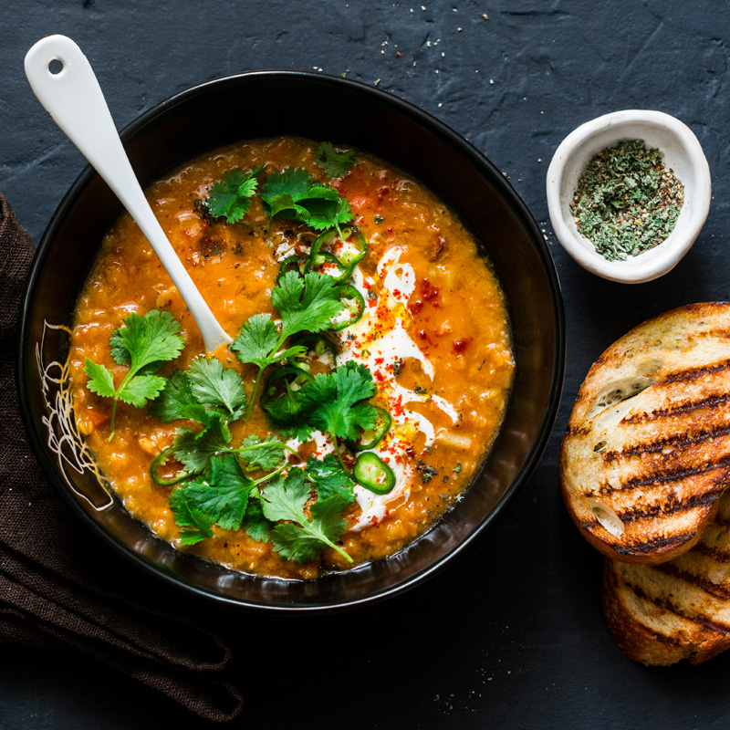 Coconut Lentil Curry (Vegetarian)