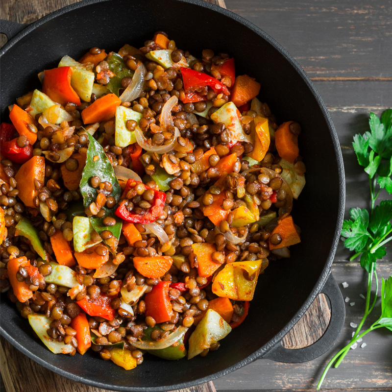 Lemon Lentil Stew (Vegetarian)