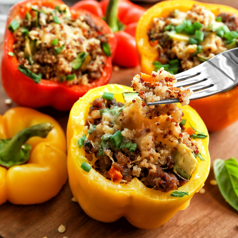 Stuffed Peppers (Vegetarian)