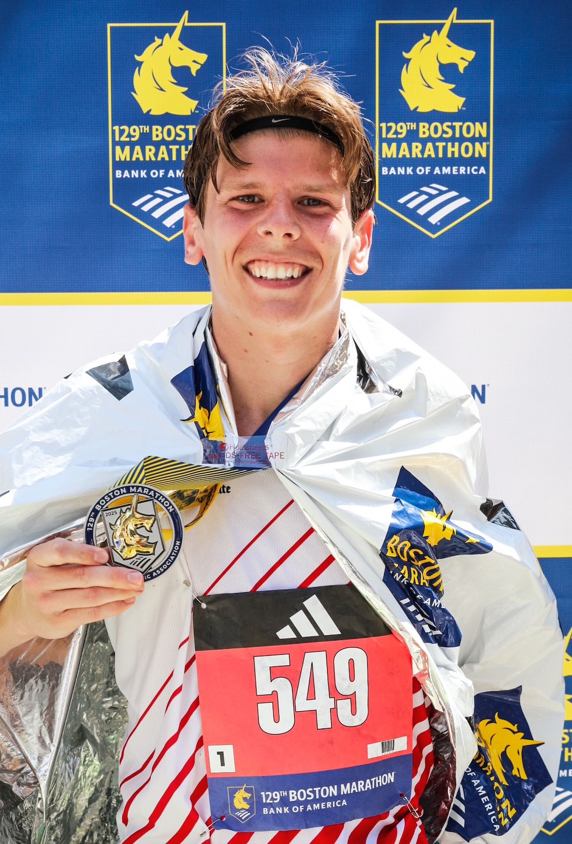 Payton Finishes Boston Marathon