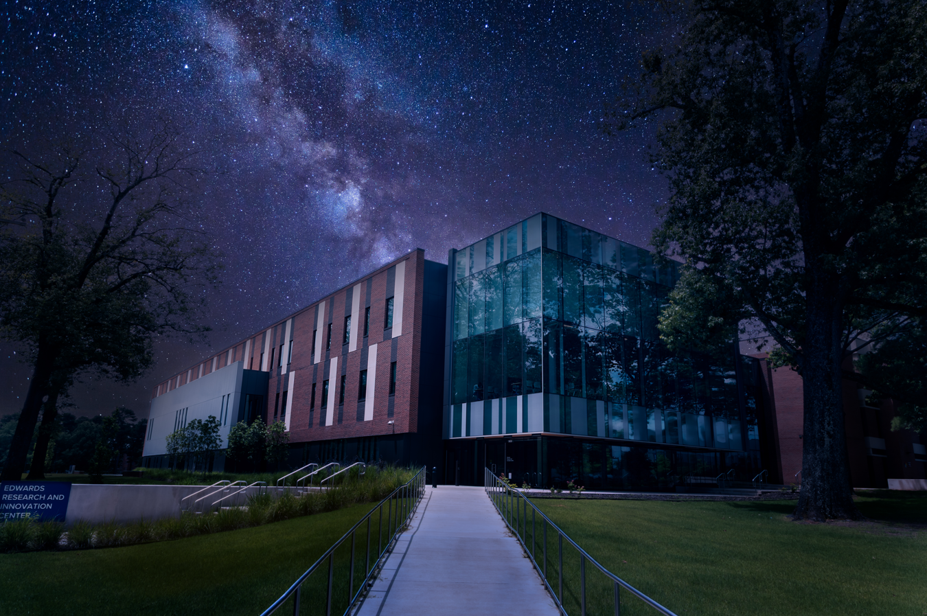 ERIC Building at night