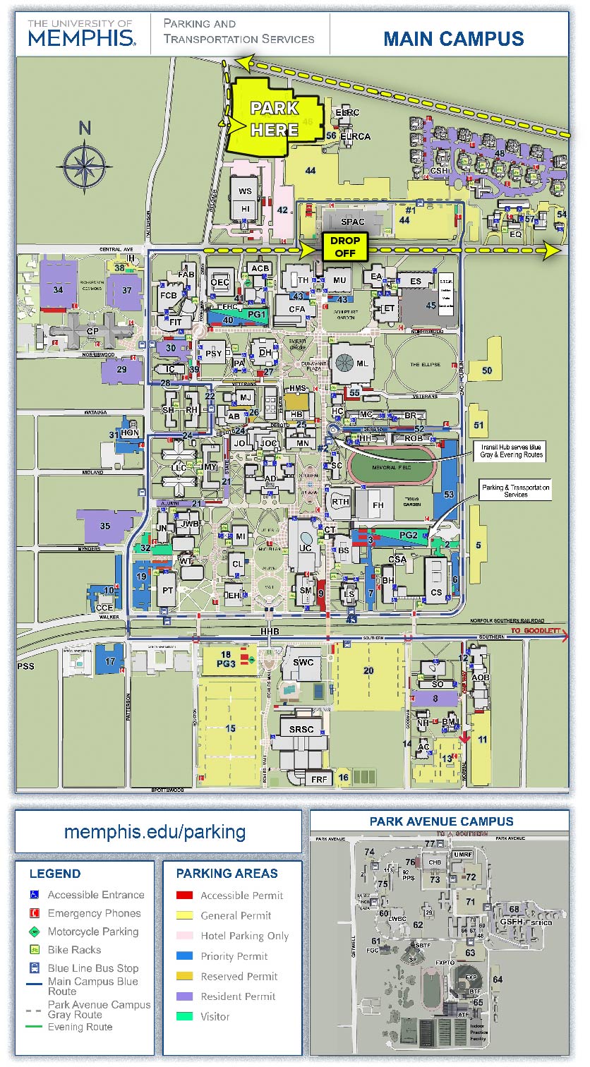 Parking Office map