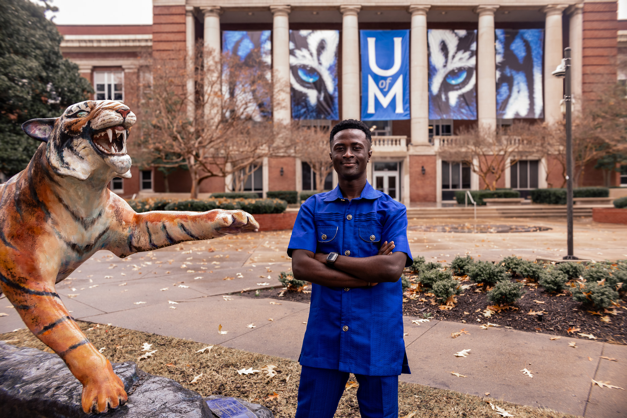 Herff Student on Campus