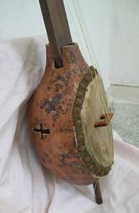 Replica of a Haitian banza