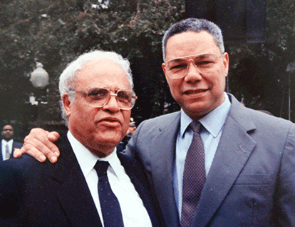Ben Hooks and Sec. Colin Powell