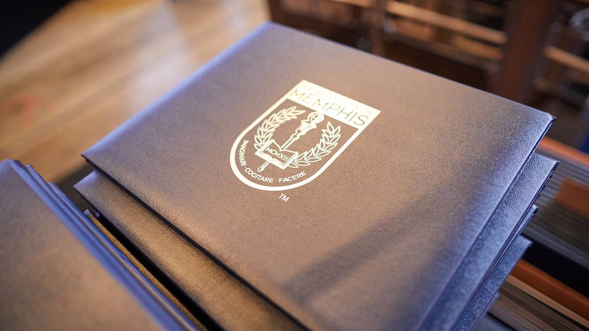 Stack of diploma covers