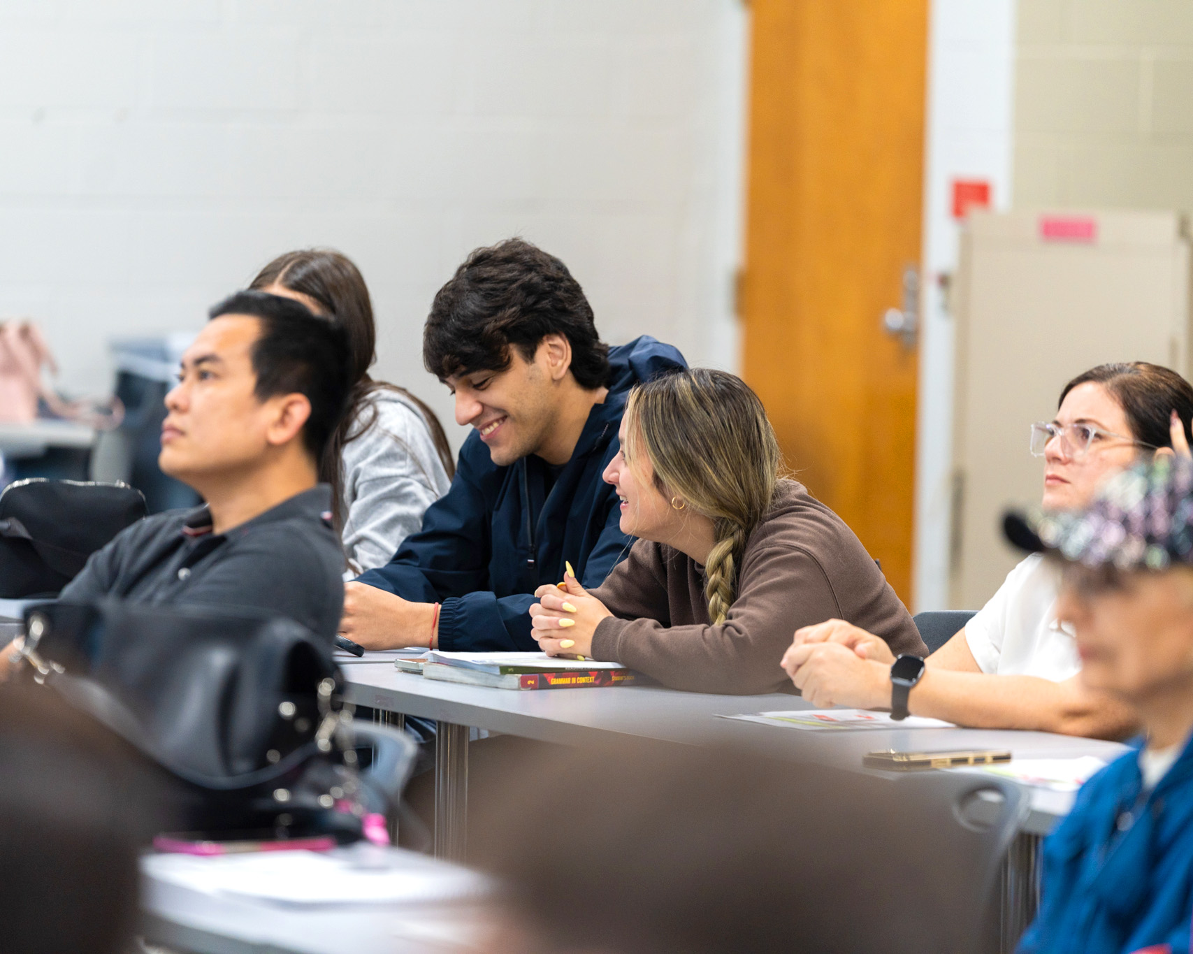 Students sitting at desk