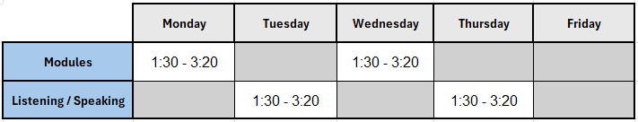 scheduletable