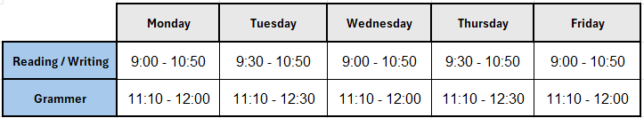 scheduletable5