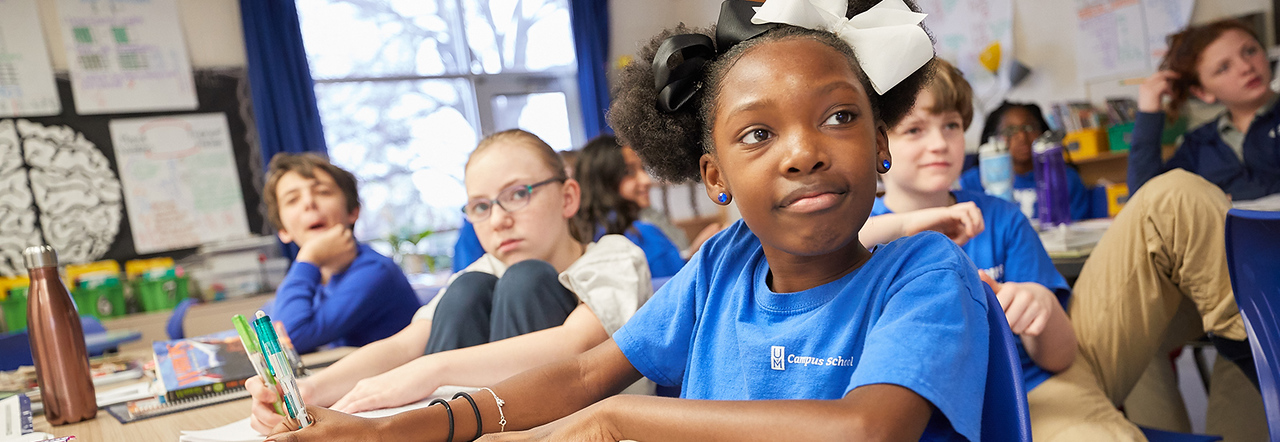 photo of Campus School students in class