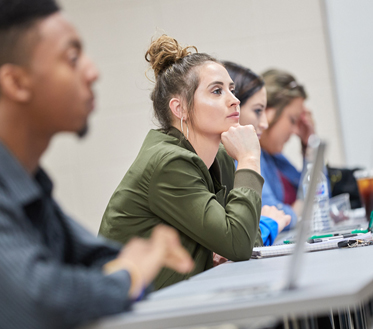 students in class