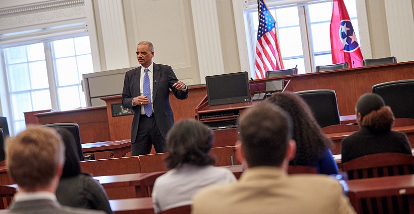 holder with students