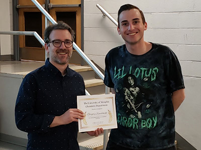 GREGORY SZWABOWSKI: Outstanding 4th-year Graduate Researcher Award 