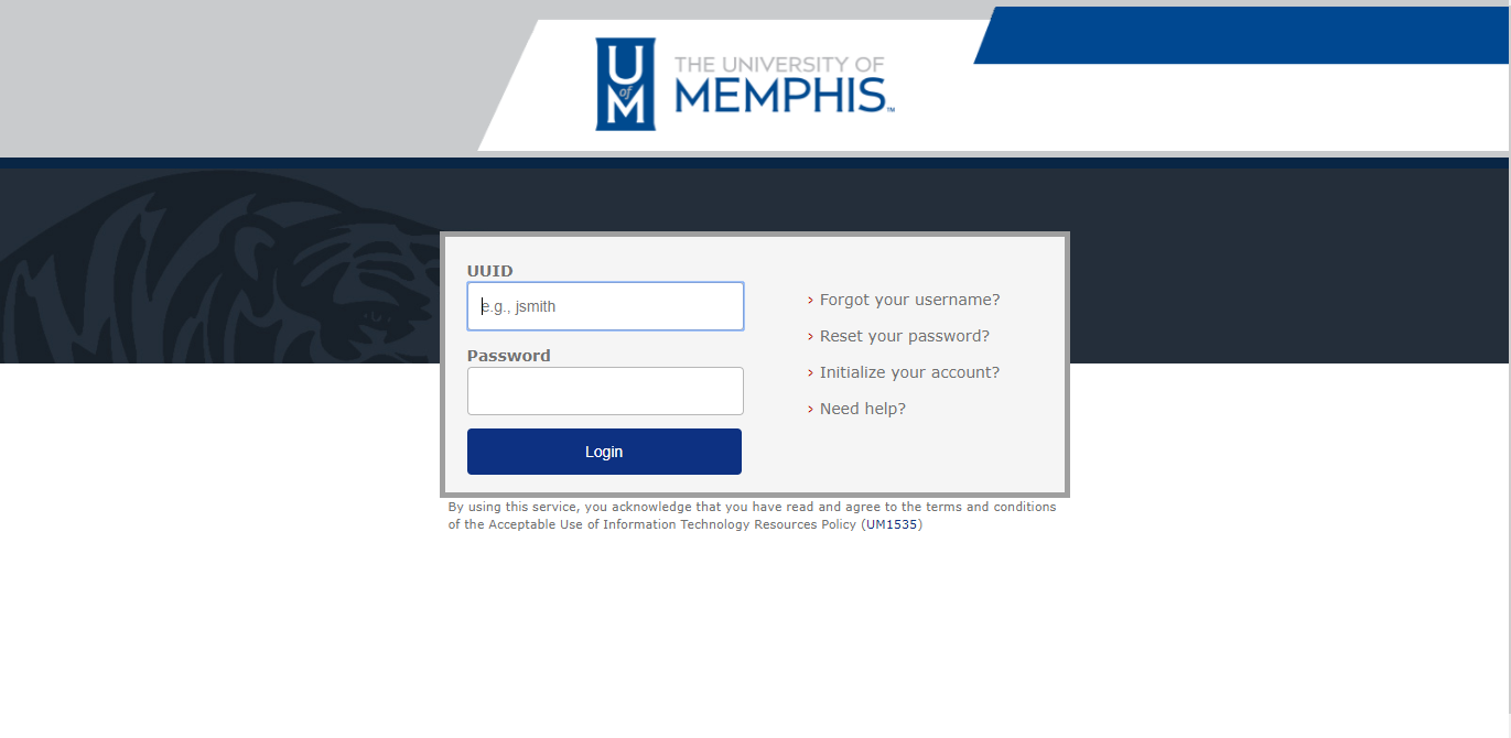 Off Campus Access Libraries The University Of Memphis