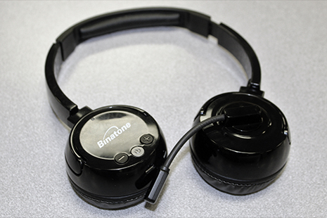 Over-the-ear Bluetooth headphones