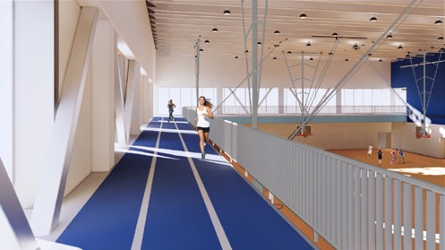 indoor track rendering