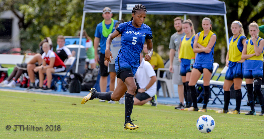 Chanel playing in soccer game; photo credit: JHilton 2018