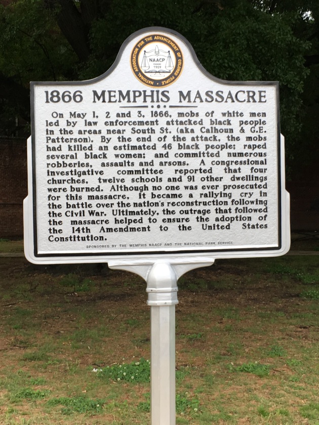 Memphis Massacre Marker