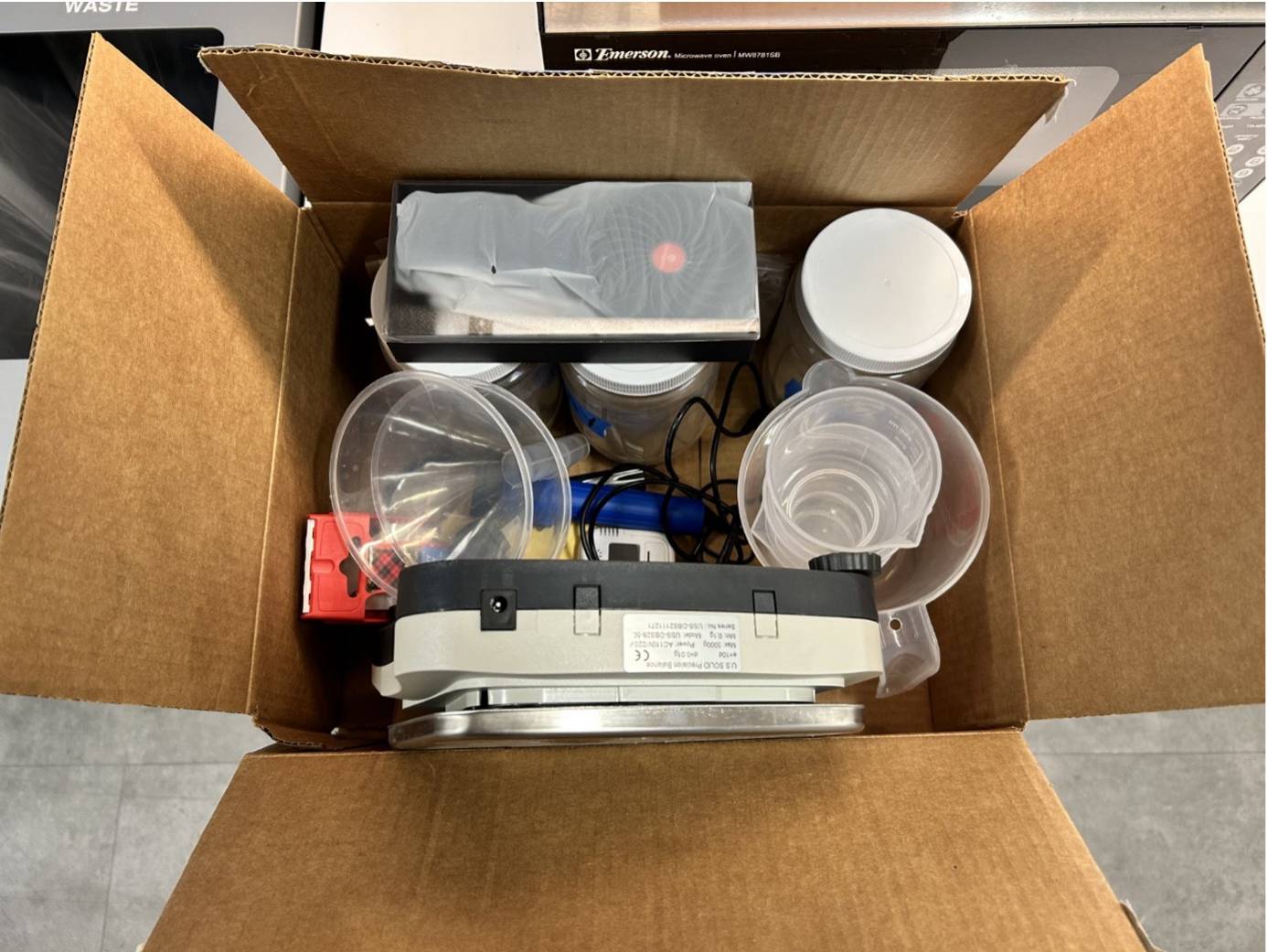 Experimental kits prepared for schools