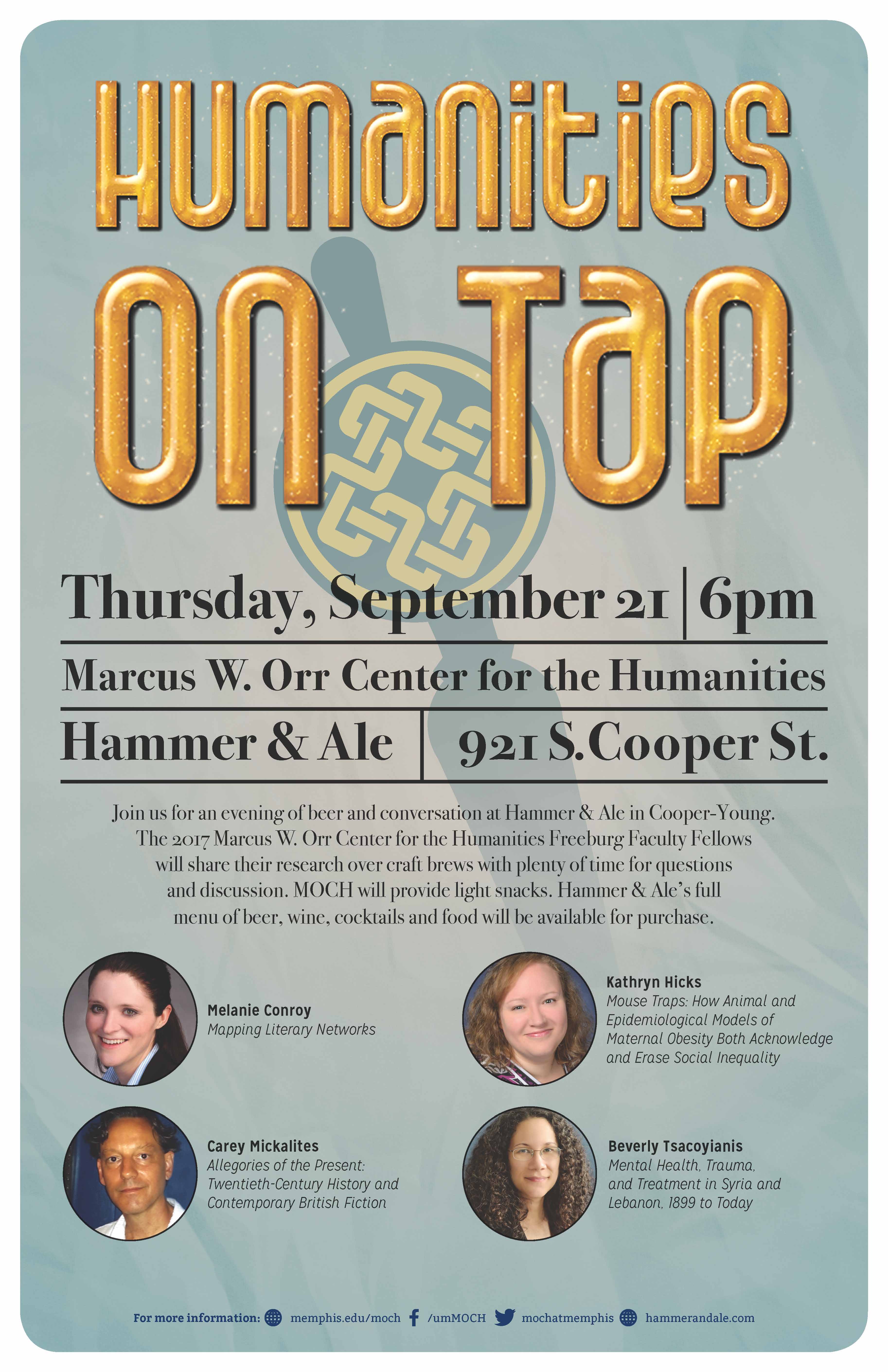 MOCH Humanities on Tap Poster