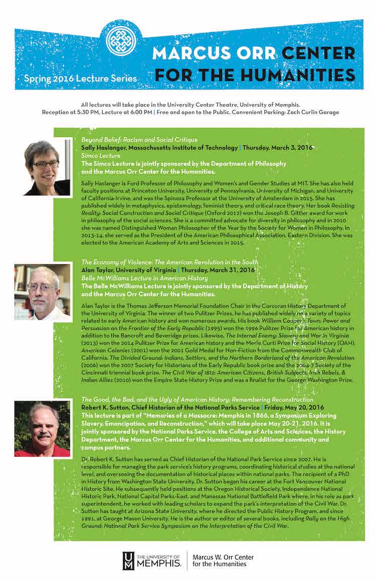 MOCH Spring 2016 Lecture Series