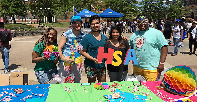 Group of Hispanic students