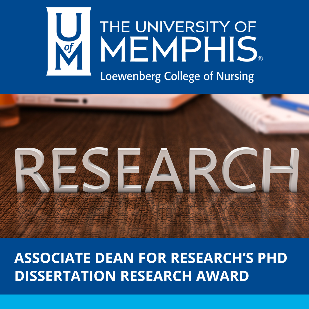 Associate Dean for Research’s PHD Dissertation Research Award 