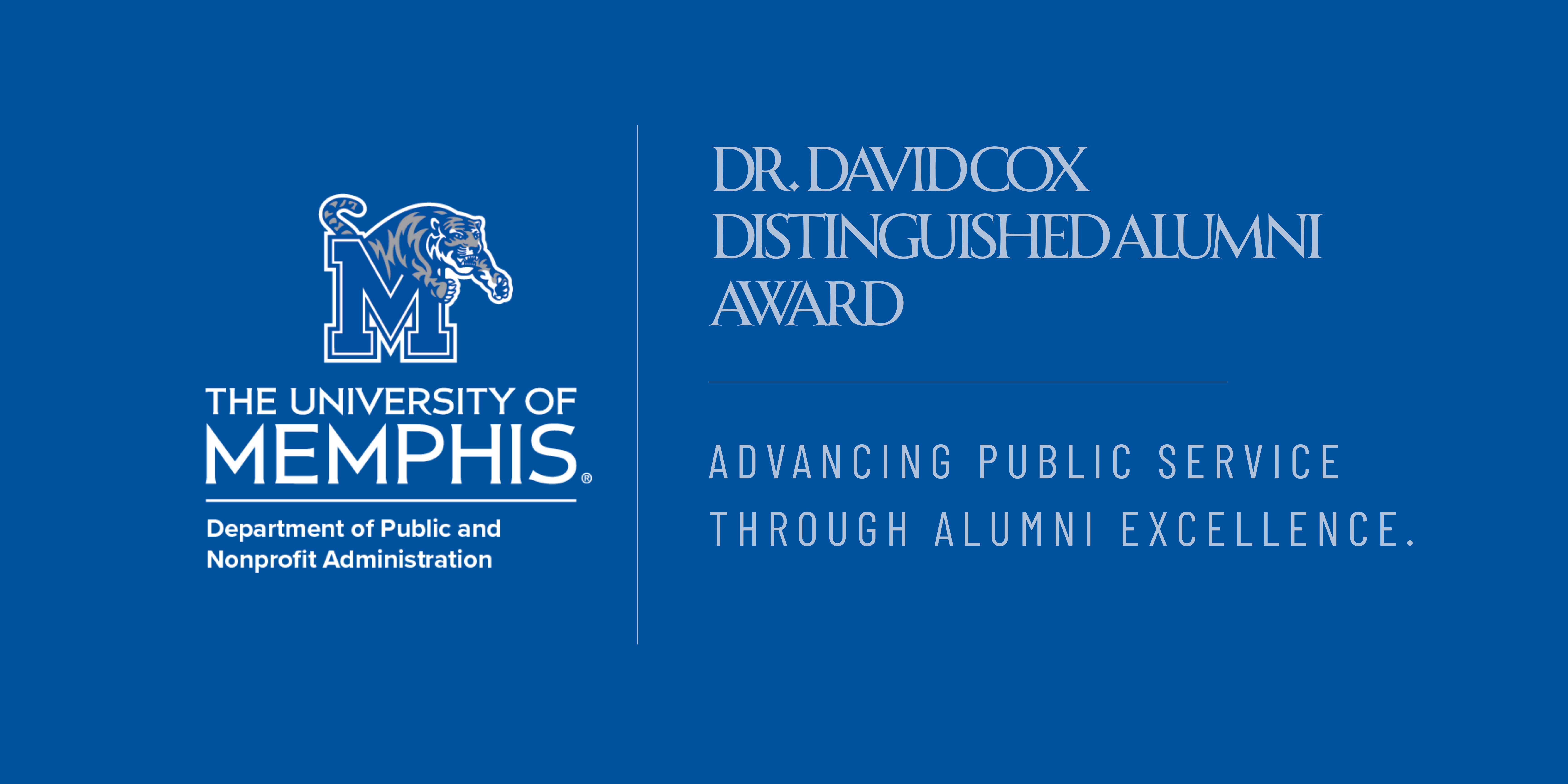 Dr. David Cox Alumni Award