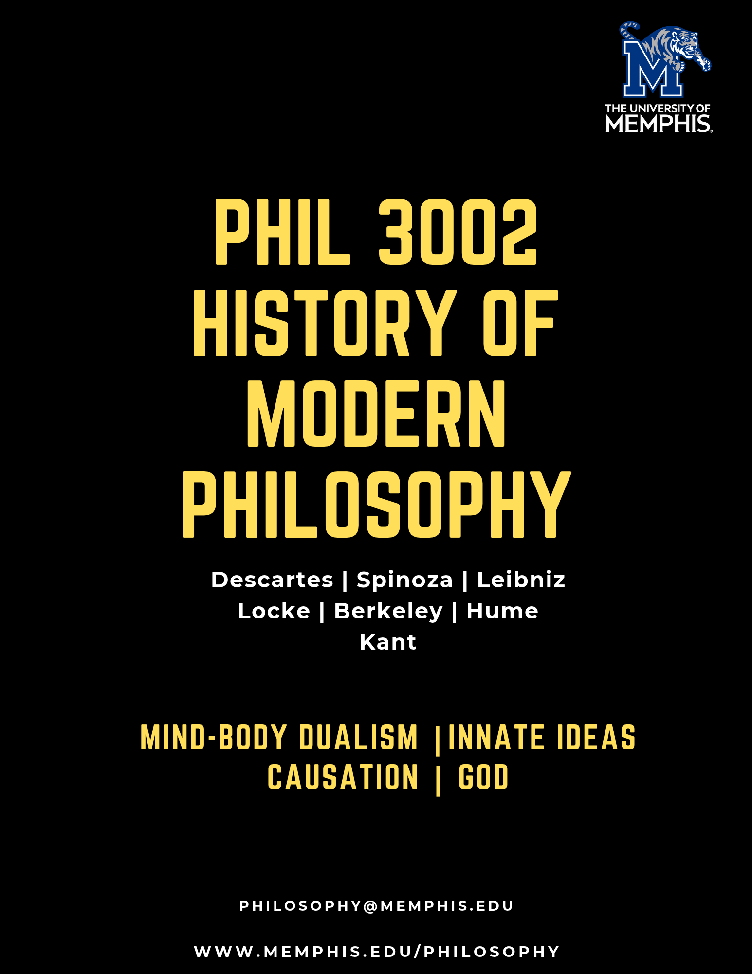 poster for Modern philosophy