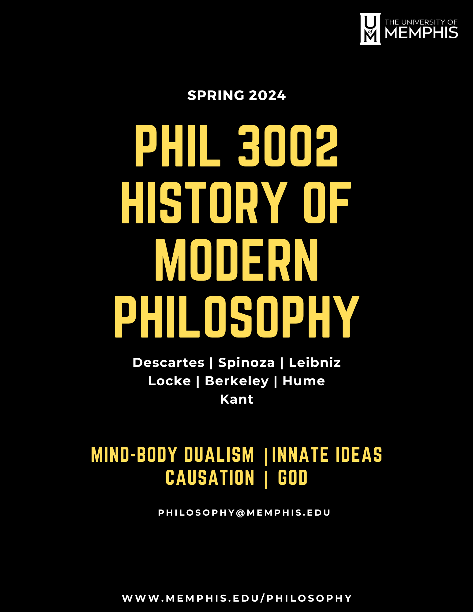 poster for Modern philosophy