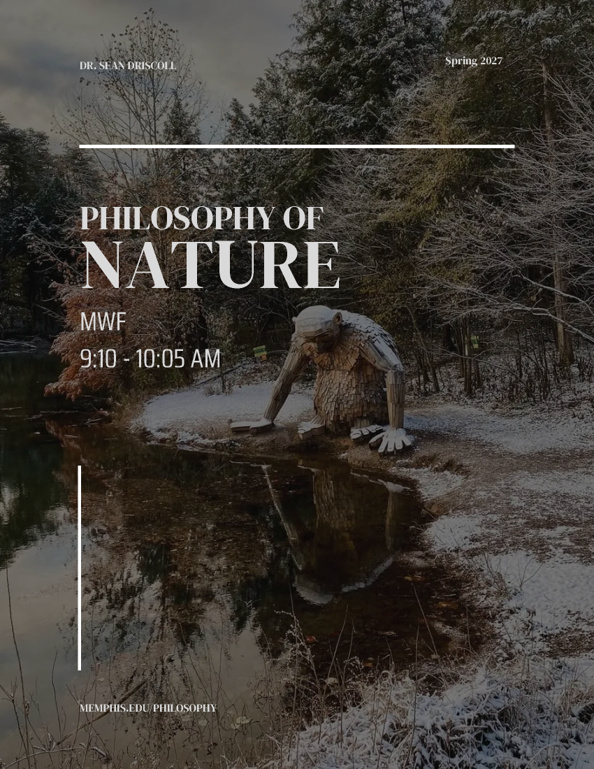 Poster for philosophy of nature