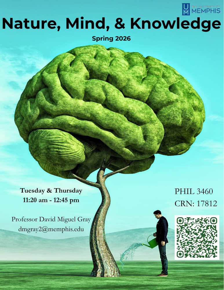 poster for nature, mind, and knowledge