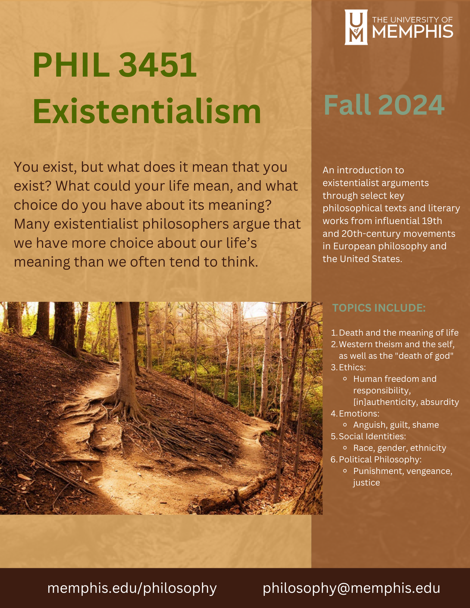Poster for existentialism