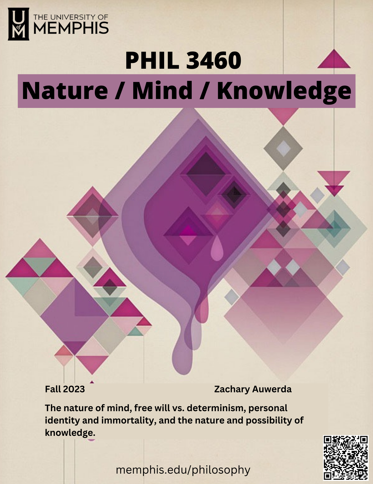 Poster for nature mind and knowledge