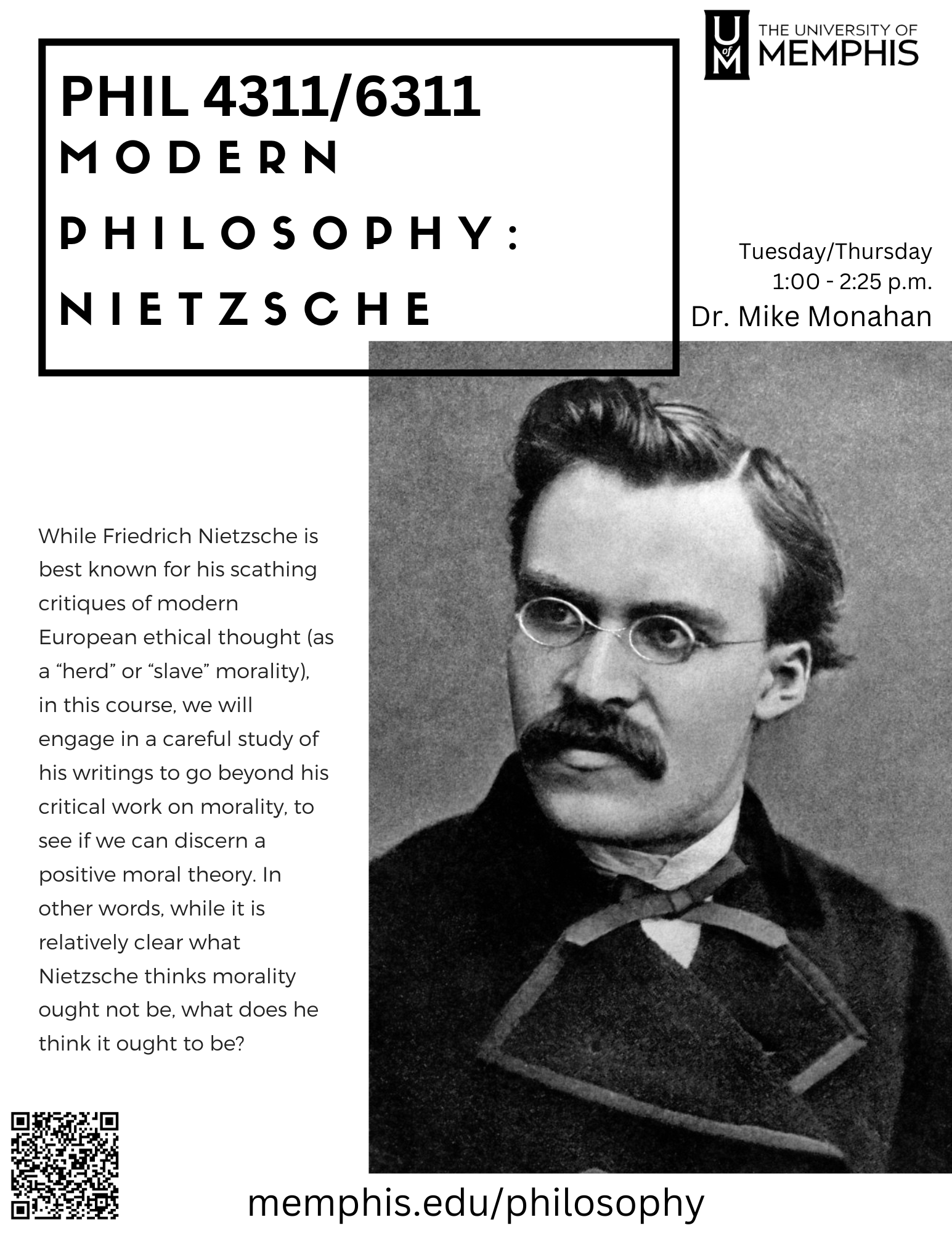 Poster of Modern Philosophy with Nietzsche