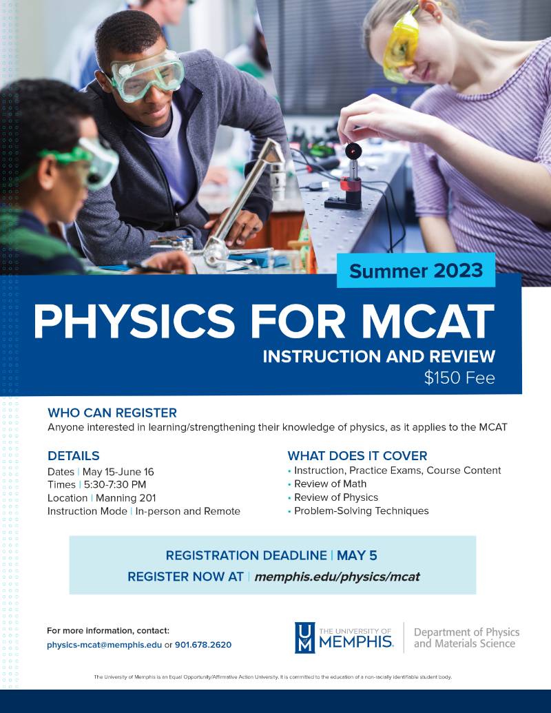 Summer 2023 MCAT Instruction and Review