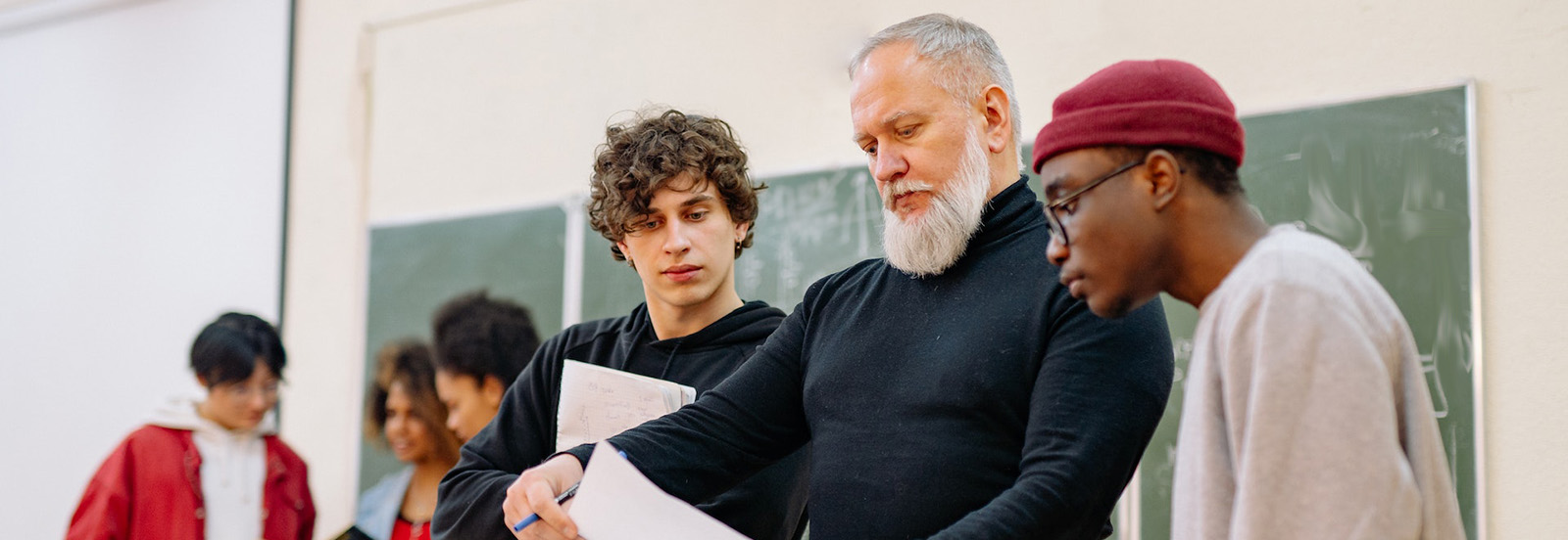Students and Instructor in Class