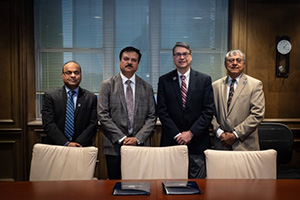 Dr. Ashish Joshi, Dr. Manoj Kumar, Dr. David Russomanno and Dr. Jasbir Dhaliwal