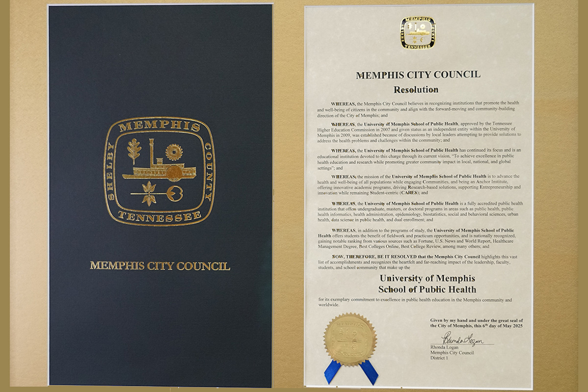 Certificate of City Council Resolution Award