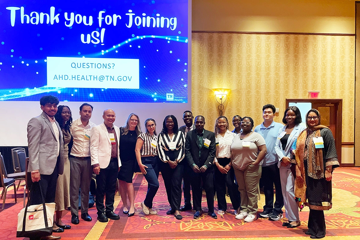 SPH Students and Faculty Represent UofM SPH at the Tennesse Public Health Association 2025 Annual Conference