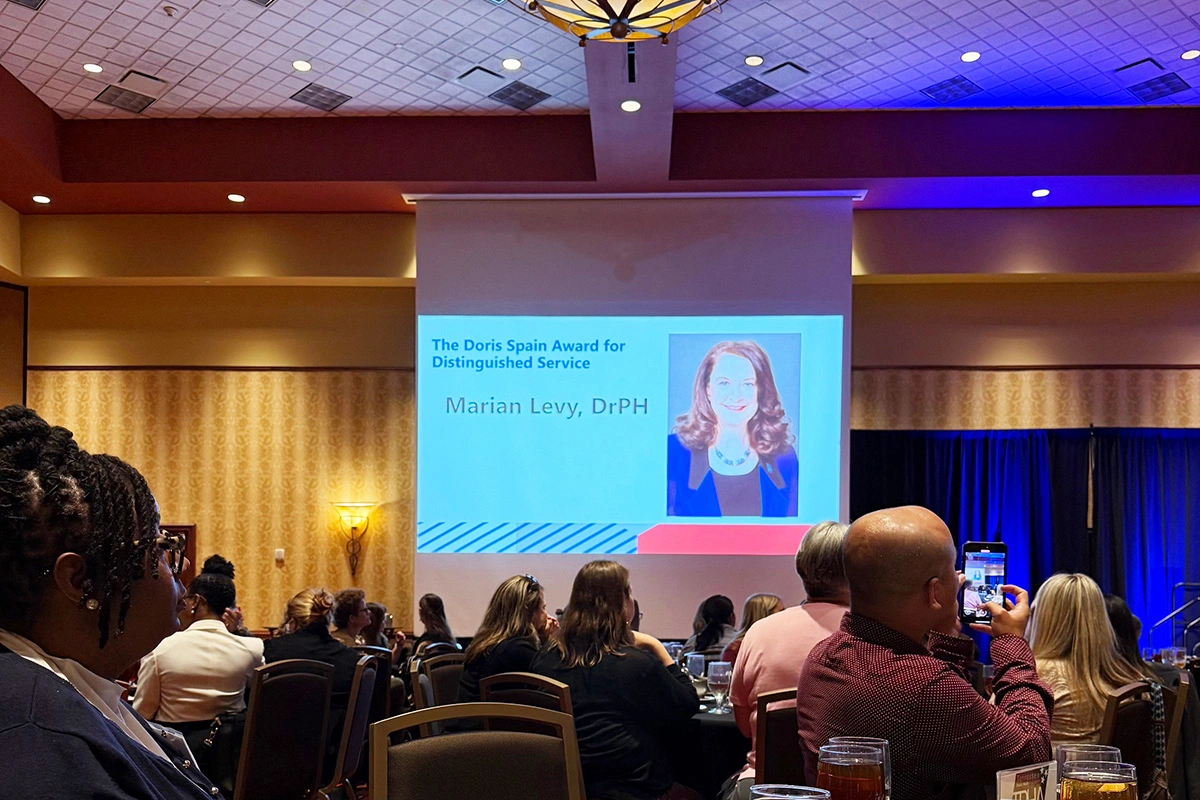 Dr. Marian Levy Receives TPHA's Doris Spain Award for Distinguished Service 